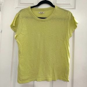 Madewell Neon Yellow/Lime Tshirt